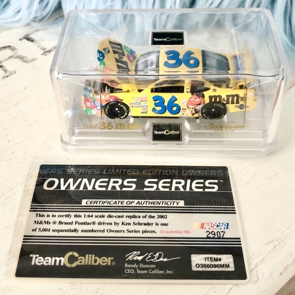 Nascar, M&Ms, Vintage, 2002, Limited Edition, Pontiac, 1:64 Scale, Die-Cast, Car - Picture 8 of 16